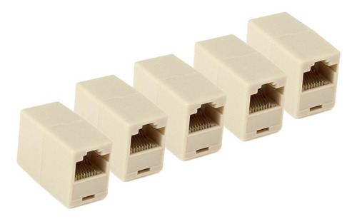 Cople Unión Rj45 5 Piezas