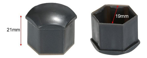 6 X 100-piece Wheel Nut Covers Lug Nut Caps - Reliable 6 Pcs