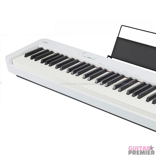 Piano Digital Casio Cdp-s110we Banco Pie Fuente Pedal Funda