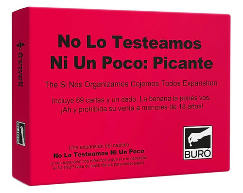 No Lo Testeamos Ni Un Poco Expansión Picante Juego De Mesa