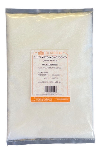 Glutamato Monosódico Ajinomoto Granel 1 Kg