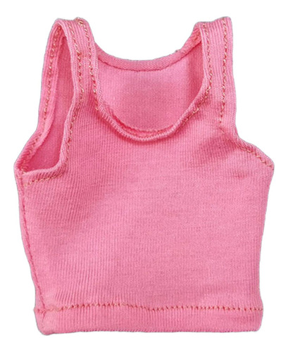 Disfraz De Chaleco Femenino 1/6, Ropa De Muñeca Hecha Rosa