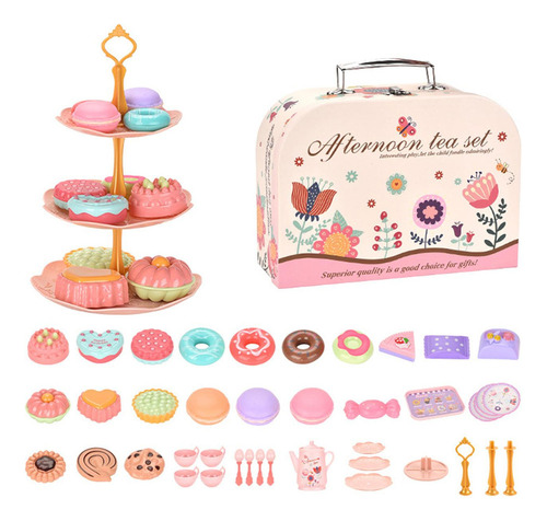 . Juego De Té Para Niñas Pequeñas Diy Princesa Niños