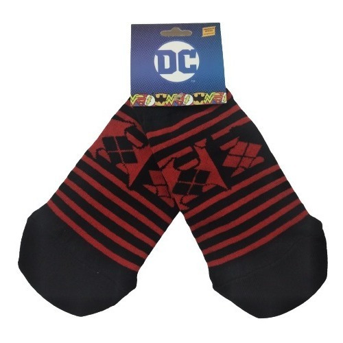 Medias Soquete Harley Quinn Oficial Dc Comics Unisex