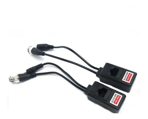 Video Balun Hd Rj45 2 En 1 Video Y Corriente El Par