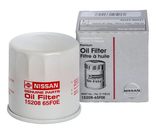 Filtro De Aceite Nissan Original - Versa Sentra Tiida March