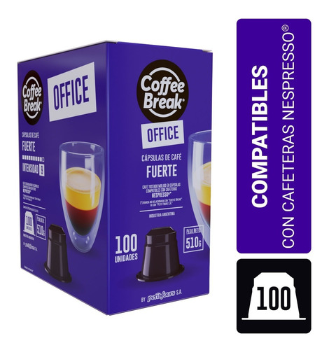 Capsulas Coffee Break Box 100 U