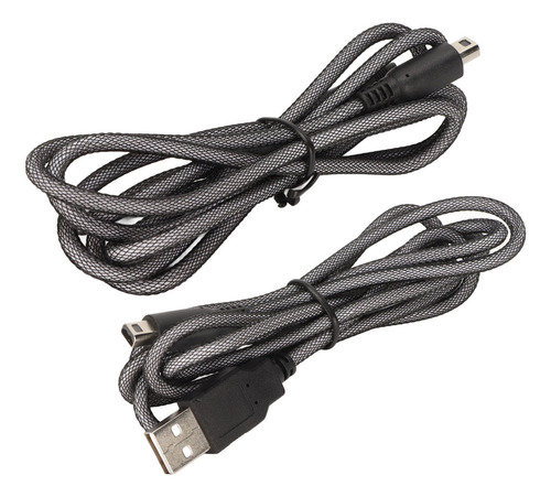 Para Cabo Usb 3ds, 2 Peças, Cabo De Carregamento De Energia
