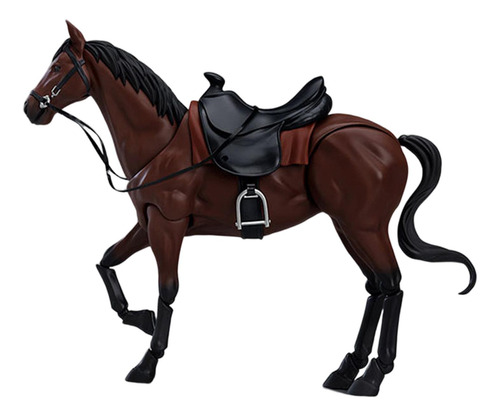 Modelo De Figura De Caballo A Escala 1/12, Accesorio Marrón
