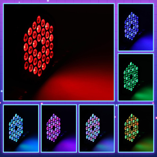 Paquete De Luces Led Par Para Dj Con Control Remoto