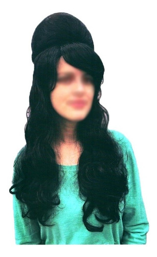 Peruca Luxo Anos 60 Amy Winehouse Para Adulto