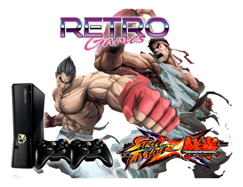 Xbox360 250gb Retrogames Street Fighter X Tekken Rtrmx