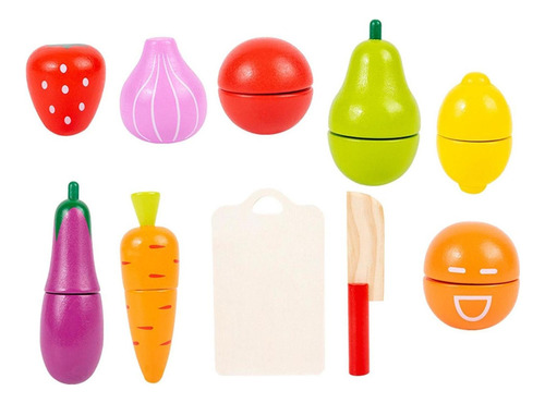 Montessori Frutas Verduras Juguetes Juego De Rol For Niños