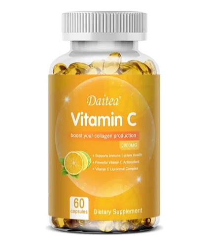 Vitamina C Por 60 Capsulas Daitea An - Unidad a $22