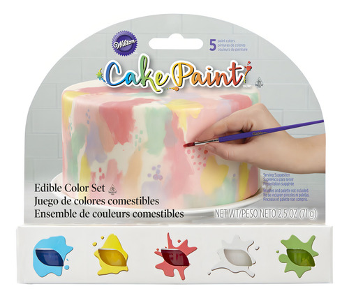 Colores Primarios Comestibles Cake Paint