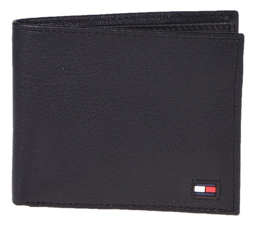 Cartera Tommy Hilfiger 31tle3x044-001stl Café Color Brown Diseño De La Tela Liso