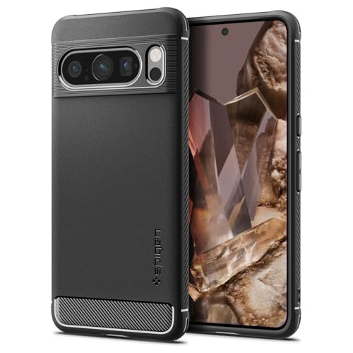 Funda Para Google Pixel 8 Pro Spigen Rugged Armor Negro 