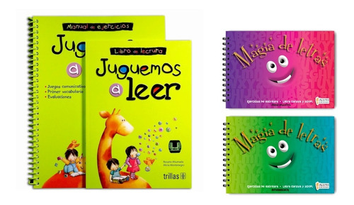Imagen 1 de 1 de Juguemos A Leer + Magia De Letras. Paquete Oferta