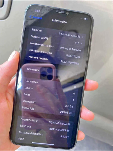 iPhone 11 Pro Max 256 Gb Gris Espacial (Usado)