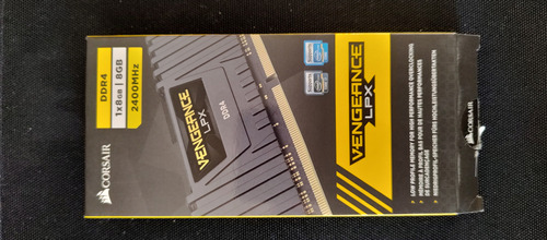 Memoria Ram Vengeance Lpx Gamer Color Negro 8gb 1 Corsair 