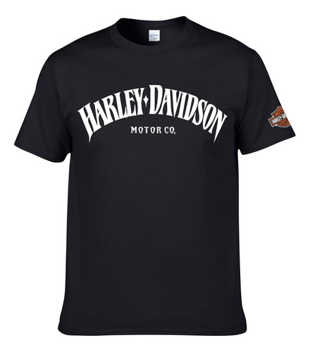 Playera Harley Davidson, Cuello Redondo Algodón Motor Co