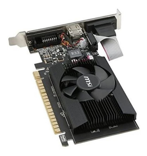 Imagen 3 de 4 de Tarjeta De Video Msi Geforce Gt710 2gb Ddr3 Low Profile