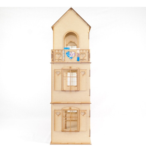 Imagen 5 de 8 de Casa De Muñecas Deseo Del Corazon Barbie Monster Madera Mdf