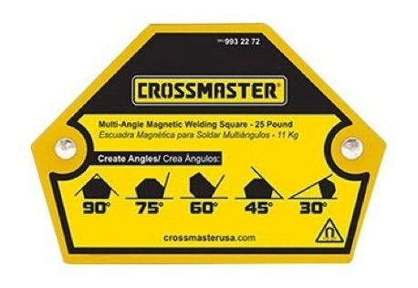 Escuadra Magnética Para Soldar Multiángulos 11kg Crossmaster