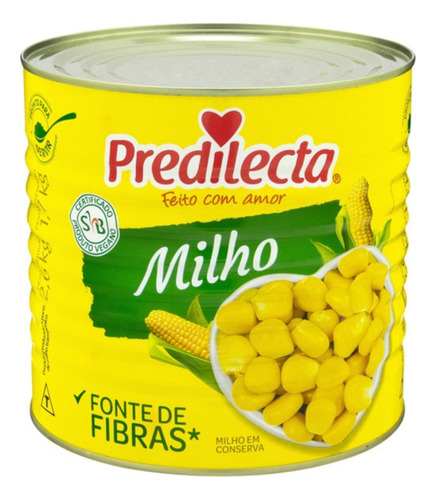 Milho Em Conserva Predilecta 1,700 Kg (1 Unidade)