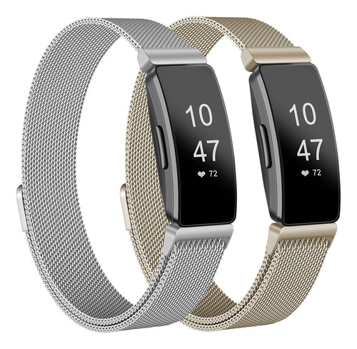 Meliya Bandas De Metal Para Fitbit Inspire 2 Y Fitbit Inspi.