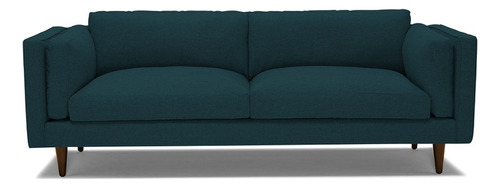 Sofa Eva 3 Cuerpos Verde Cobalto