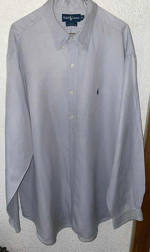 Camisa De Lino Polo Ralph Lauren Blake #2 Azul Claro