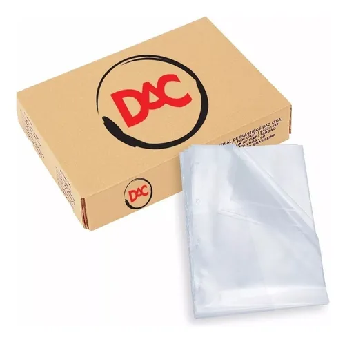 Envelope Plastico Oficio 4furos 300 Un 0.20 Extra Grosso