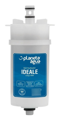 Refil Vela Ideale Premium H2o Compact Durin Planeta Água Cor Branco