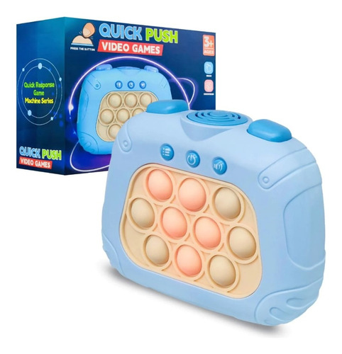 Pop It Quick Push Electrónico Luz Y Sonido +3 Años