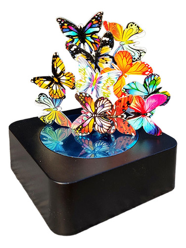 Decoración De Escritorio De Escultura Magnética Mariposa