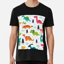 Comprar Remera Dinosaurios Divertidos En Dibujos Animados Algodon Pr