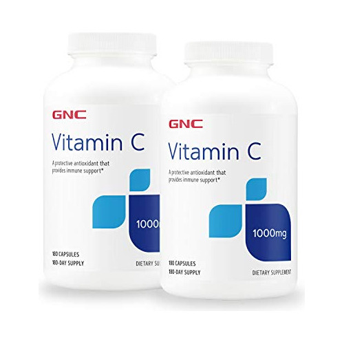 Gnc Capsulas De Vitamina C 1000mg - 180 Bp6e5