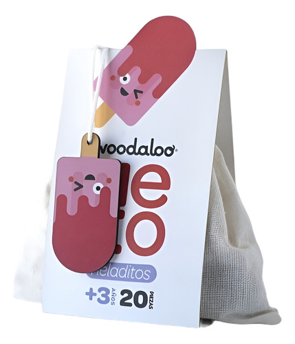 Memotest Juego De Memoria Heladitos Madera+ Packaging