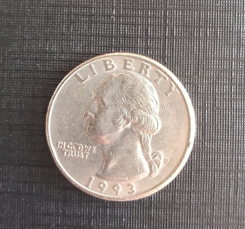 Estados Unidos Quarter Dollar Liberty Letra P 1993 M112
