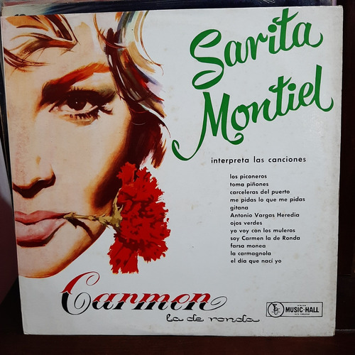 Vinilo Sarita Montiel Canciones Carmen La De Ronda Es1