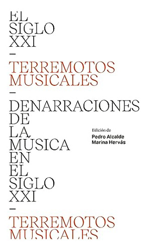 Libro Terremotos Musicales De Alcalde Pedro Antoni Bosch
