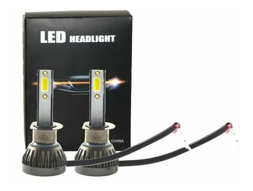 Set 2x Bulbos Mini H1 Flip Led Cob Faros Niebla Xenón 6000k