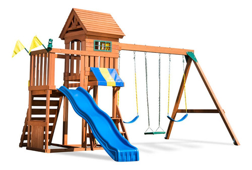 Juego Infantil Modular De Madera Para Exteriores