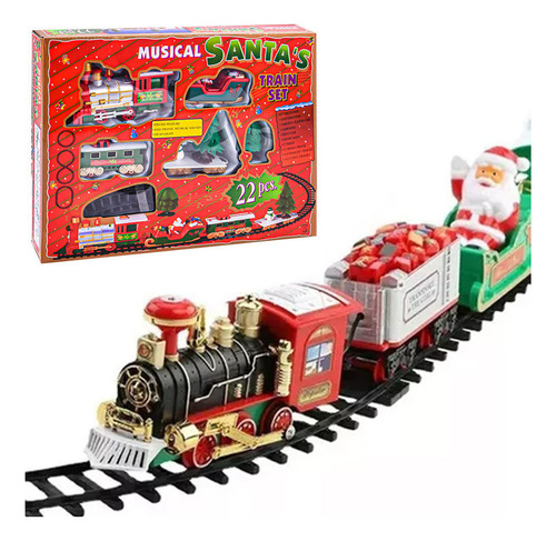 Regalo De Juguete Infantil Con Tren Eléctrico Navideño