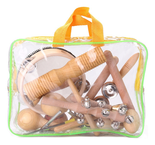 Kit De Instrumentos De Percusión Manual Para Niños, 11