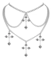 Comprar Collar De Cruz Gótica Sacina, Collar De Cruz Gótica, De