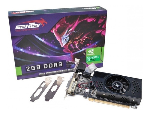 Placa Video Gamer Geforce Gt730 2gb Hdmi Vga Dvi Fortnite