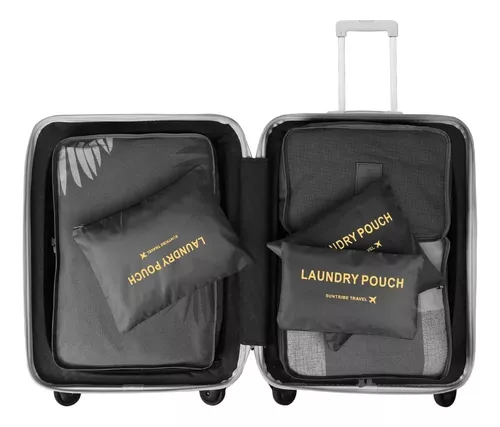 Organizador De Viaje Valija Set X6 Kit Estuche Ropa Neceser