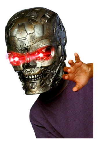 Terminator Salvation T-600 Voice' N Visión Skull Electronico